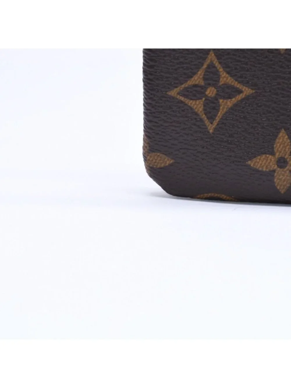 Louis Vuitton Pochette Cles Coin Purse Monogram Brown